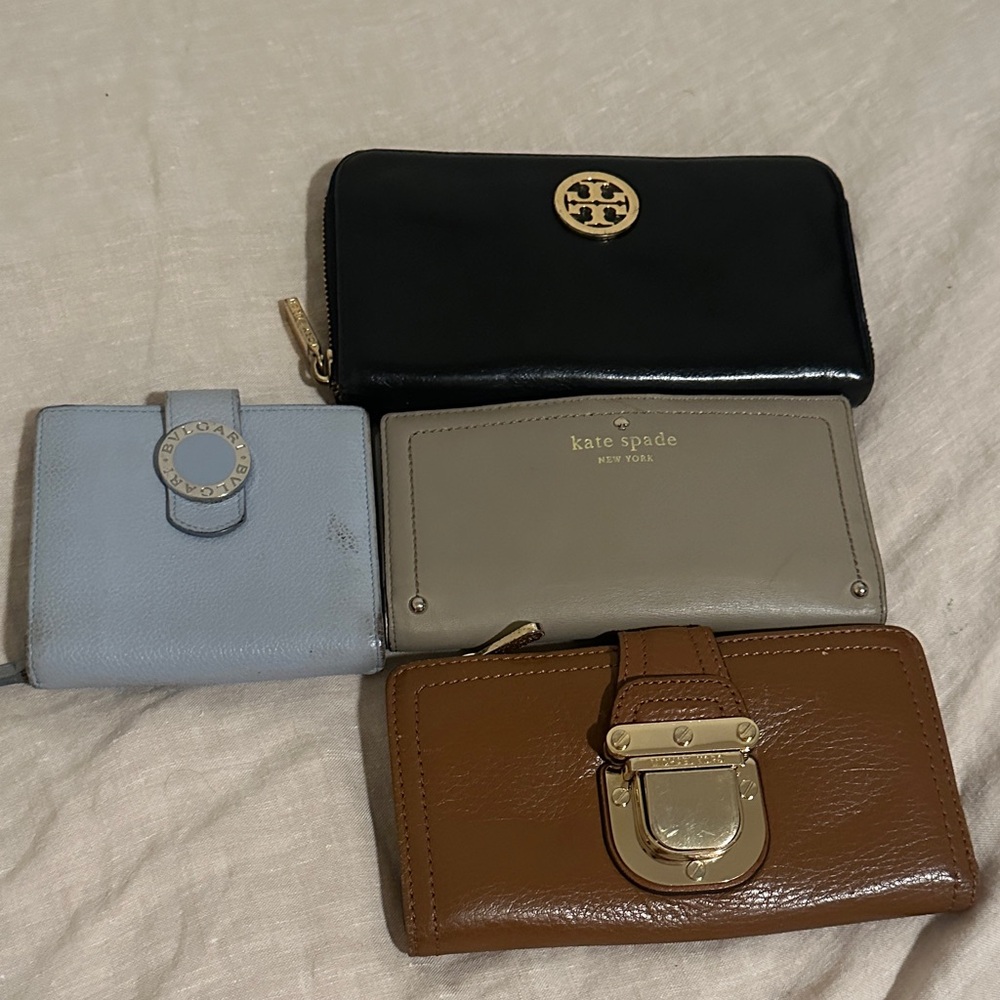 Tory Burch, Michael Kors, Kate Spade, Bvlgari Wallet vintage lot